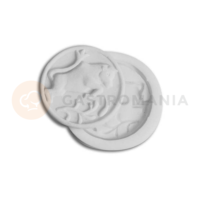 Forma silikonowa do masy cukrowej w kształcie znaku zodiaku Byka - SLK149, 38 mm | SILIKOMART, SugarFlex