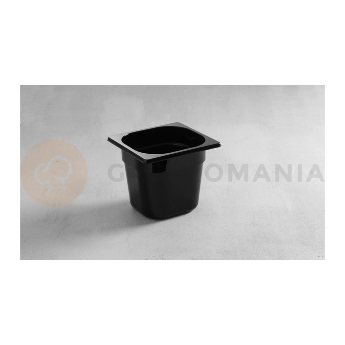 Gastronádoba GN 1/6 150 mm, černý polykarbonát | HENDI, 862711