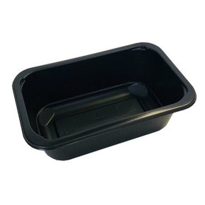 Černý, 1 - komorový box, vhodný k zatavení, 178x113x40 mm, 320 ks, hladký | CHEFFY, Matipack Small Catering MAP 40DC