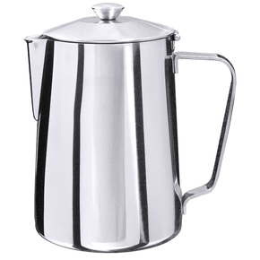 Dzbanek do kawy wykonany ze stali nierdzewnej, z pokrywką 1,5 l | CONTACTO, 100/150