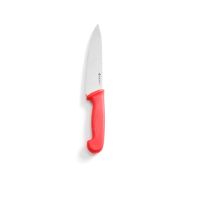 Nóż kucharski HACCP 24 cm, czerwony | HENDI, 842720