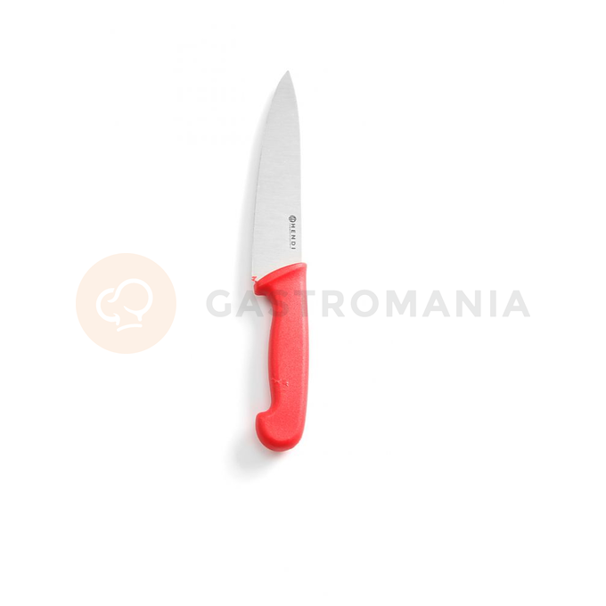 Nůž kuchařský HACCP červený 24 cm | HENDI, 842720