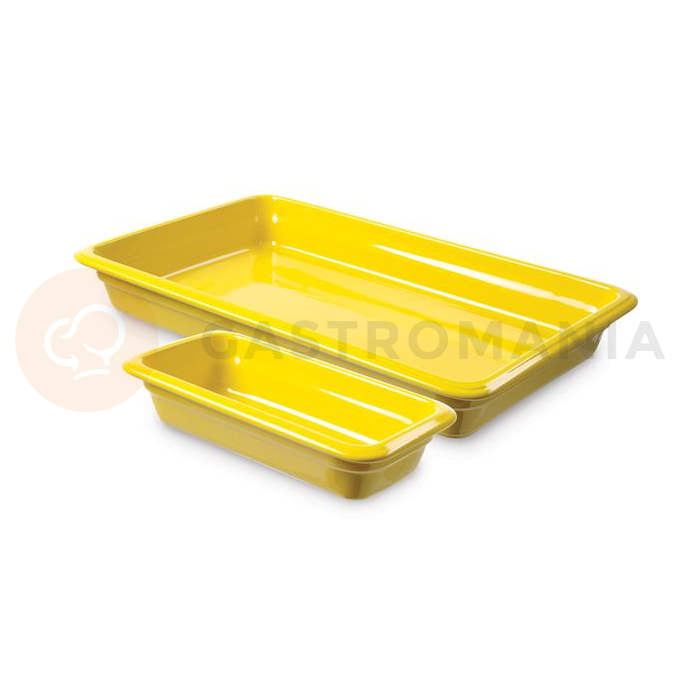 Porcelánová nádoba GN 1/1 65 mm, žlutá | FINE DINE, 783375