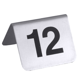 Informační štítky s číslem od 1 do 12 | CONTACTO, 1054/612