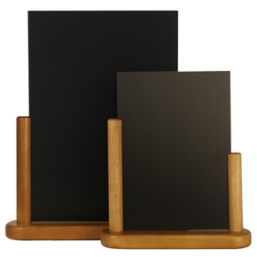 Tabule na menu s dřevěným podstavcem v bordo barvě 210x150 mm | CONTACTO, 7685/211
