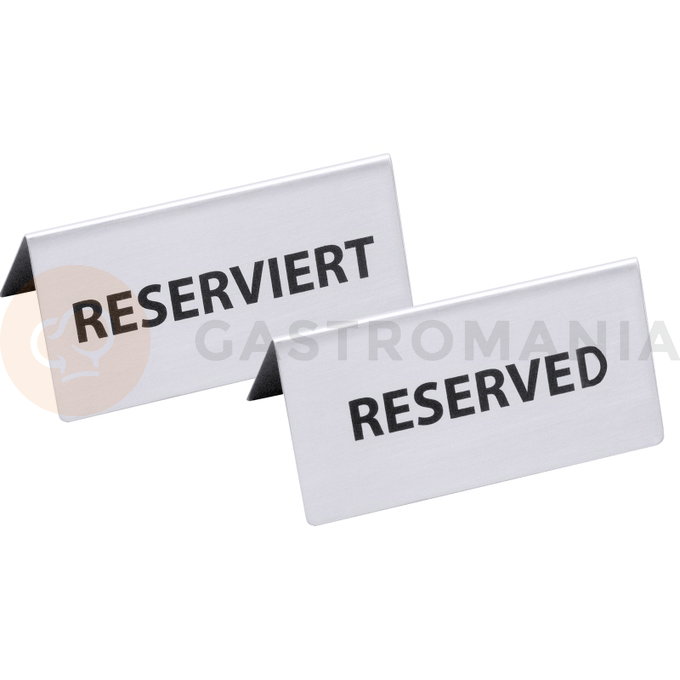 Informační štítek &quot;Reserviert&quot; 120x55 mm | CONTACTO, 1056/120