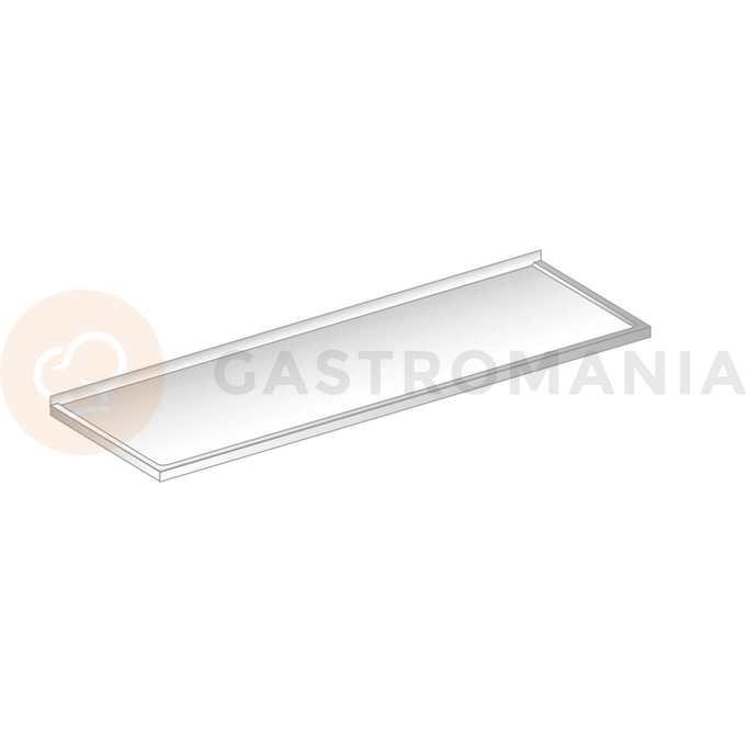 Nástěnná deska z nerezové oceli s prohloubeným povrchem 600x600x80 mm | DORA METAL, DM-3201.1