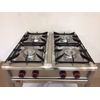 Gastronomický plynový sporák 4 hořáky, 900x700x850 mm bez police, 1x3,4+1x5+1x6,5+1x8 kW | EGAZ, TGP-4725.II