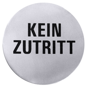 Informační štítek &quot;kein zutritt&quot; | CONTACTO, 7663/005