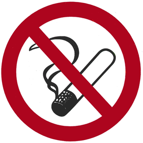 Informační štítek &quot;zákaz kouření&quot; Ø 200 mm | CONTACTO, 7675/022
