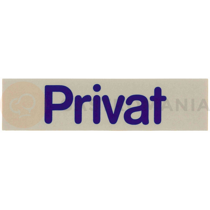 Informační štítek &quot;Privat&quot; | CONTACTO, 7673/017