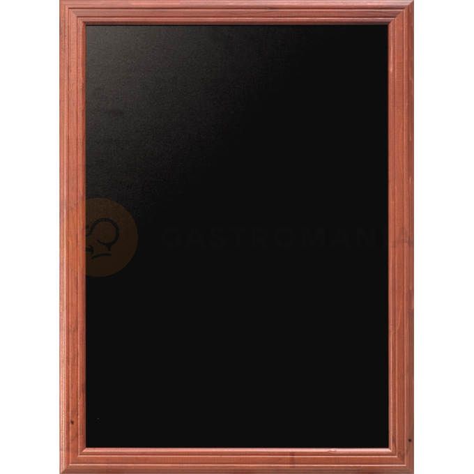 Menu v dřevěném orámování, ve višňové barvě 900x700 mm | CONTACTO, 7682/090