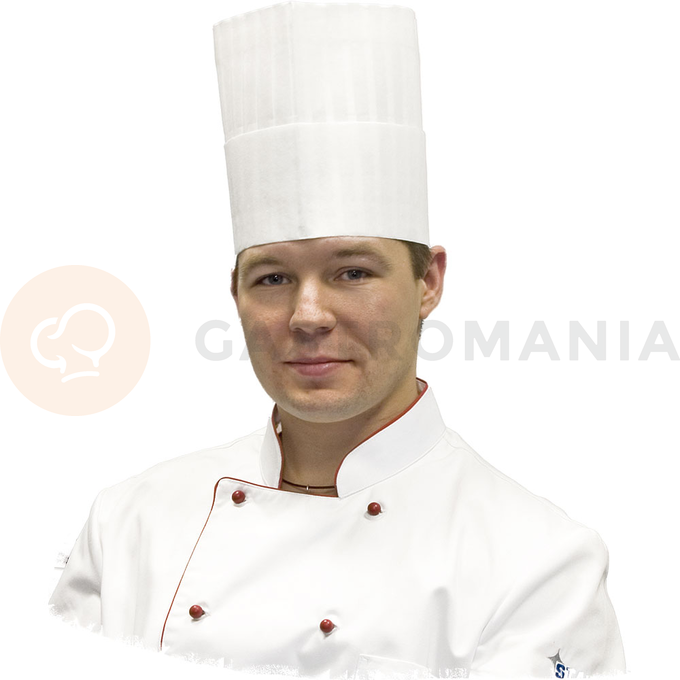 Čepice kuchařská Premium bílá 200 mm |  STALGAST, 507221