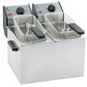 Frytownica nastolna 2x5 l | ROLLER GRILL, 777323