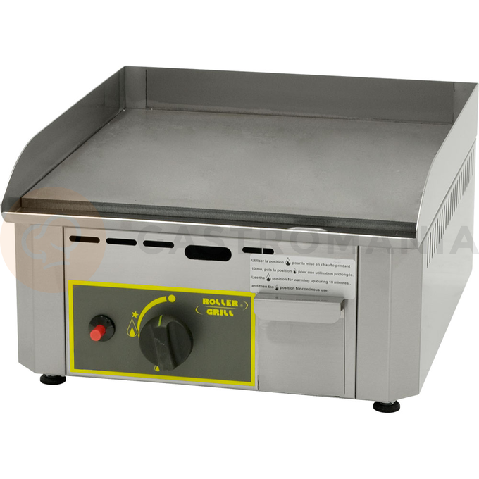 Płyta grillowa, gazowa 400x400 mm | ROLLER GRILL, 777173