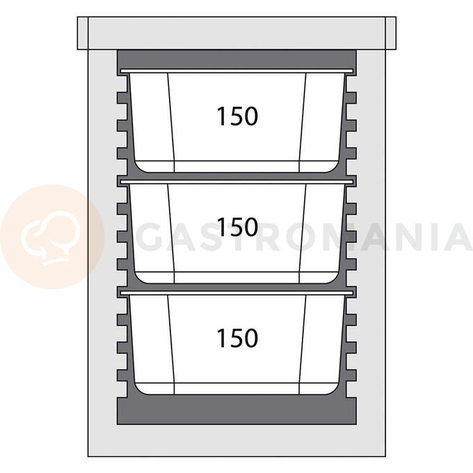 Termoizolační box 12x GN 1/1 20 mm | STALGAST, 055106
