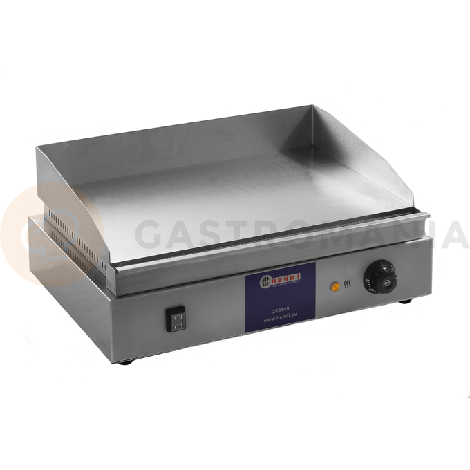 Płyta grillowa gładka 55x38x24 mm, 2,4 kW | HENDI, Blue Line