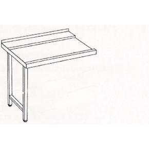 Stůl výstupní levý 1600x750x850 mm | RM GASTRO, 00008072