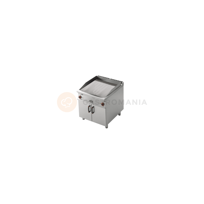Elektrická grilovací deska hladká chrom | RM GASTRO, FTL 98 ETS