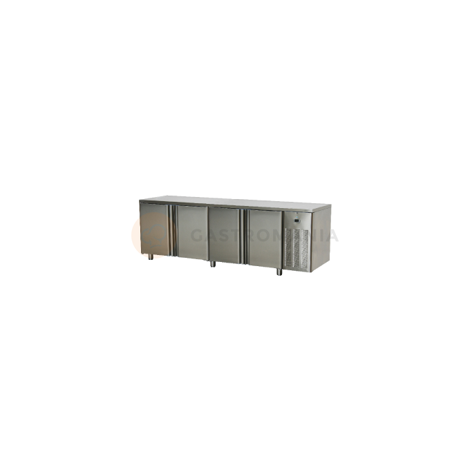 Stůl mrazící čtyřdveřový - sestava s dveřmi a deskou bez lemu 2380x700x850 mm | RM GASTRO, SM 4D