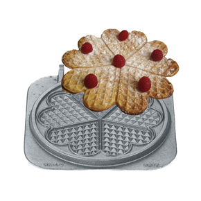 Forma na těsto na vafle - Heart Waffle Ø 210 mm | NEUMARKER, 32-40720