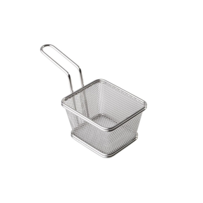 Košík servírovací 100x90x55 mm, nerezová ocel | APS, Snack Holder