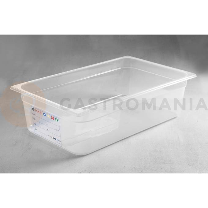 Gastronádoba GN 1/1 100 mm, HACCP polypropylen | HENDI, 880074