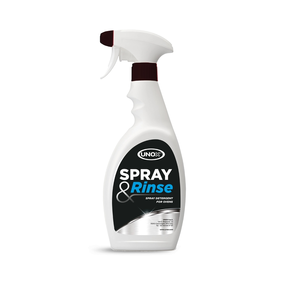 Mycí prostředek ve spreji pro ruční čištění jakéhokoliv pece, 12 ks. x 0,75 l | UNOX, Spray&amp;Rinse