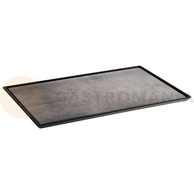 Tác z melaminu 560x355x15 mm, černošedý | APS, Element