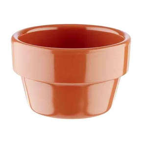 Oranžová miska ve tvaru květináče 0,04 l | APS, Flower Pot