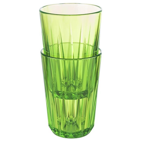 Szklanka z zielonego tritanu o pojemności 0,3 l | APS, Crystal
