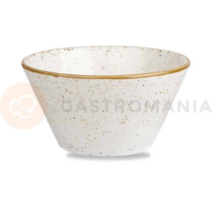 Miska konikalna 340 ml | CHURCHILL, Stonecast Barley White