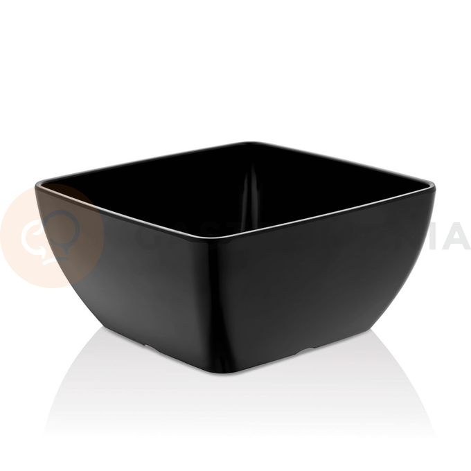 Melaminová čtvercová miska, černá, 125x125x(h)65 mm | FINE DINE, 779583