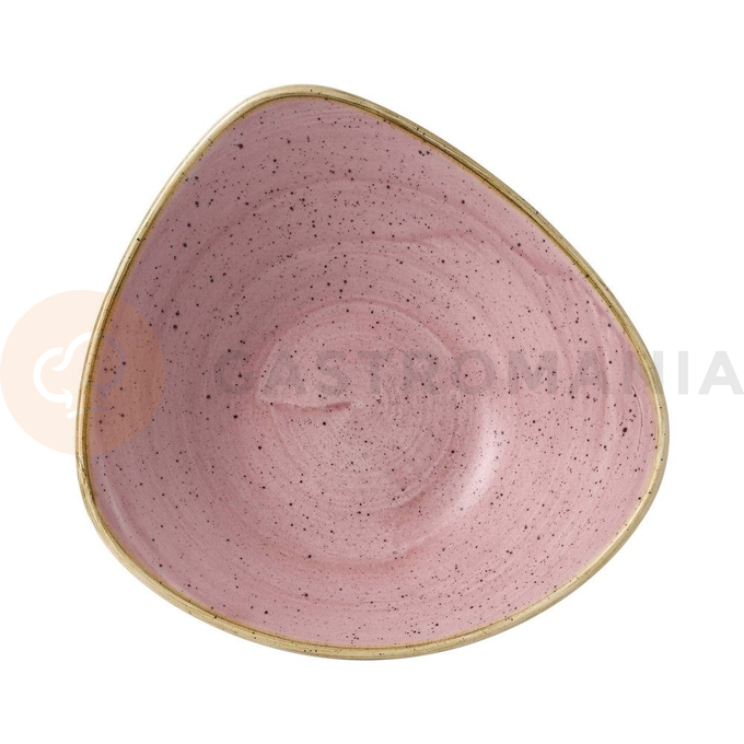 Miska trójkątna 235 mm, 600 ml | CHURCHILL, Stonecast Petal Pink