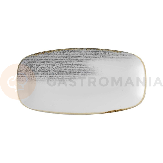Obdélníkový talíř 298x153 mm | CHURCHILL, Homespun Accents Jasper Grey