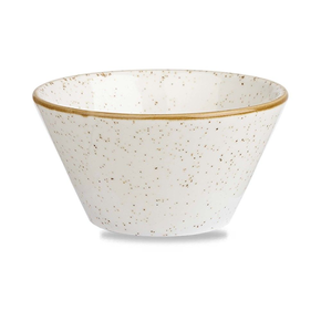 Miska konikalna 340 ml | CHURCHILL, Stonecast Barley White