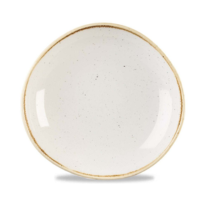 Miska o organicznym kształcie 253 mm | CHURCHILL, Stonecast Barley White