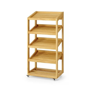 Dubový čtyřpatrový stojan 574x400x1197 mm | FINE DINE, 991270