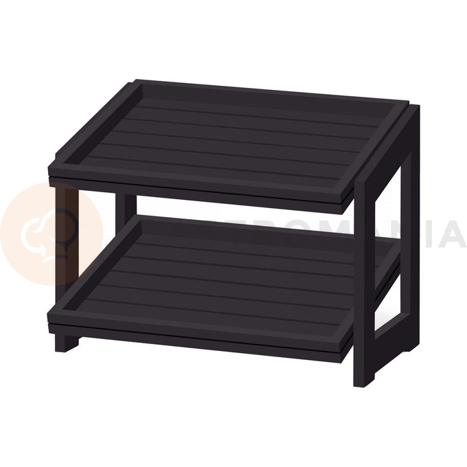 Stojan 2-patrový 574x323x441 mm | FINE DINE, Madeira Black