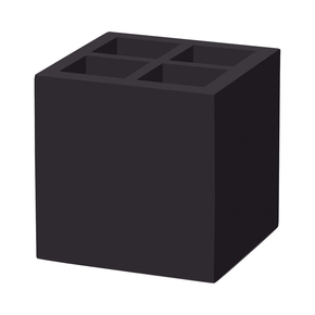 Skříňka na příbory a ubrousky 150x150x150 mm | FINE DINE, Madeira Black