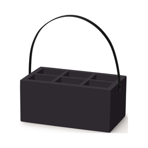 Krabice s úchytem na stolní příslušenství 280x180x120 mm | FINE DINE, Madeira Black