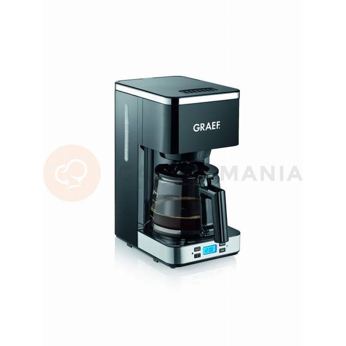 Překapávací kávovar s časovačem, černý | GRAEF, FK 502