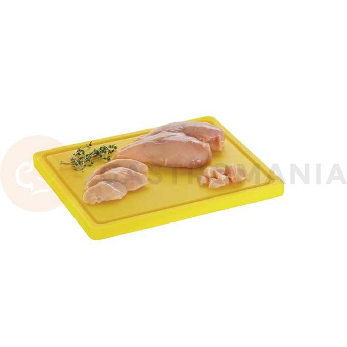 Deska ke krájení 325x265x25 mm, žlutá | BARTSCHER, PRO 32x26 GE-R