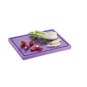 Deska ke krájení 325x265x25 mm, fialová | BARTSCHER, PRO 32x26 LI-R