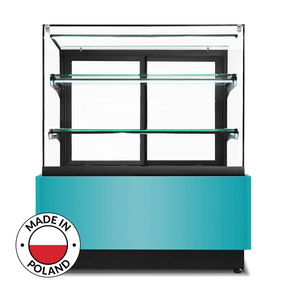Cukrářská chladící vitrína, snížená verze, 900x670x1110+/-10 mm | RESTO QUALITY, Dolce Visione Premium Breve 900