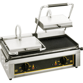 Dvojitý kontaktní gril, 2x2 kW, 230 V | ROLLER GRILL, Majestic