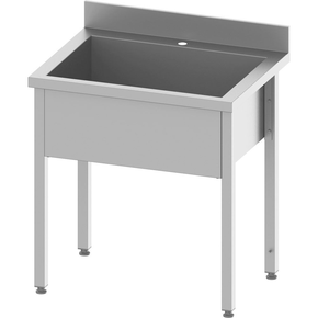 Stůl s vanou 1-komorovou 600x600x850 mm h=300 mm montovaný | STALGAST, 951336060