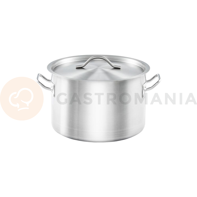 Hrnec střední s poklicí, nerezový, prům. 200 mm, 3.8 l | STALGAST, Basic