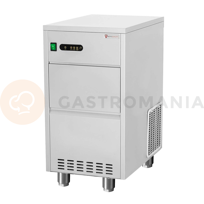 Výrobník ledu, 24kg/24h, zásobník 5kg, médium R290, vodou chlazený, 330x470x580 mm | RESTO QUALITY, RQ24W