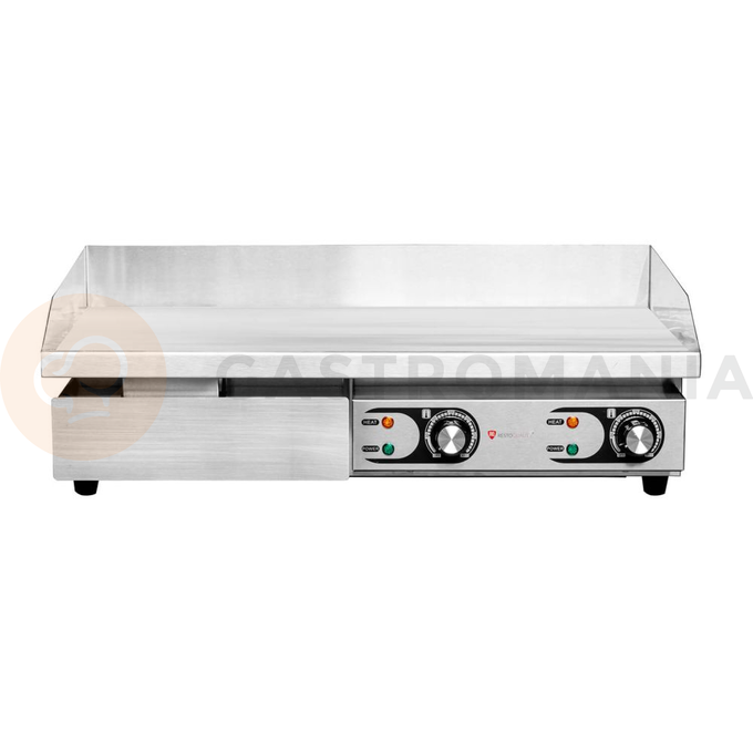 Płyta grillowa elektryczna, gładka, nastawna, 4,4 kW, 730x470x250 mm | RESTO QUALITY, RQEG820